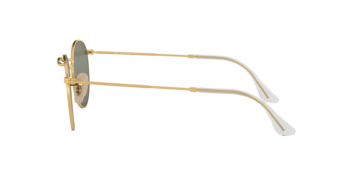 ÓCULOS DE SOL RAY-BAN ROUND FLAT 3447NL 001 53 Dourado 3