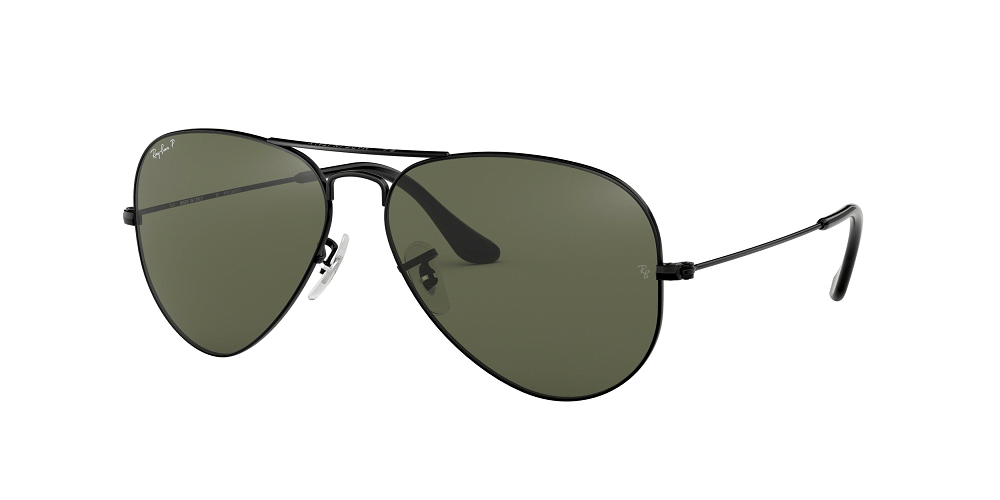 ÓCULOS DE SOL RAY-BAN AVIATOR 3025L/POLAR 002/58 58 Preto 1