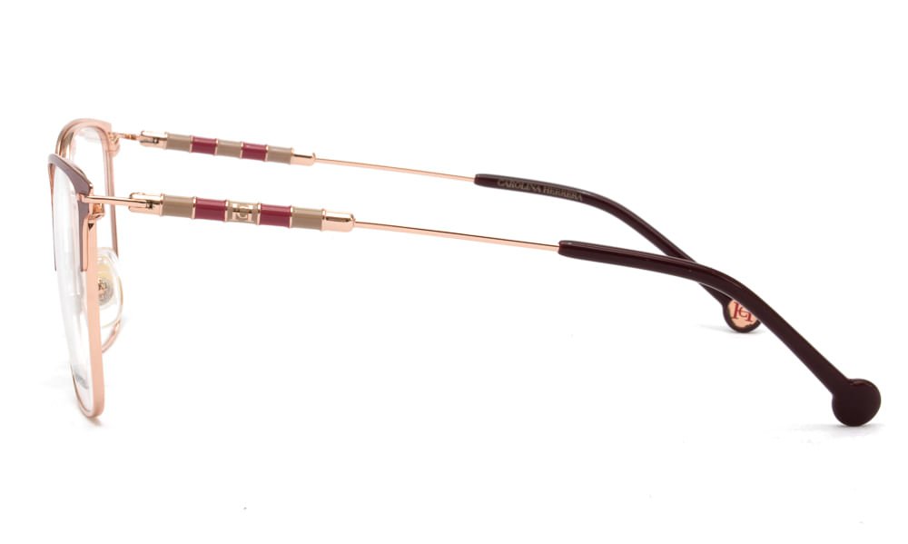 ÓCULOS DE GRAU CAROLINA HERRERA 0040 YK9 54 Vermelho 3