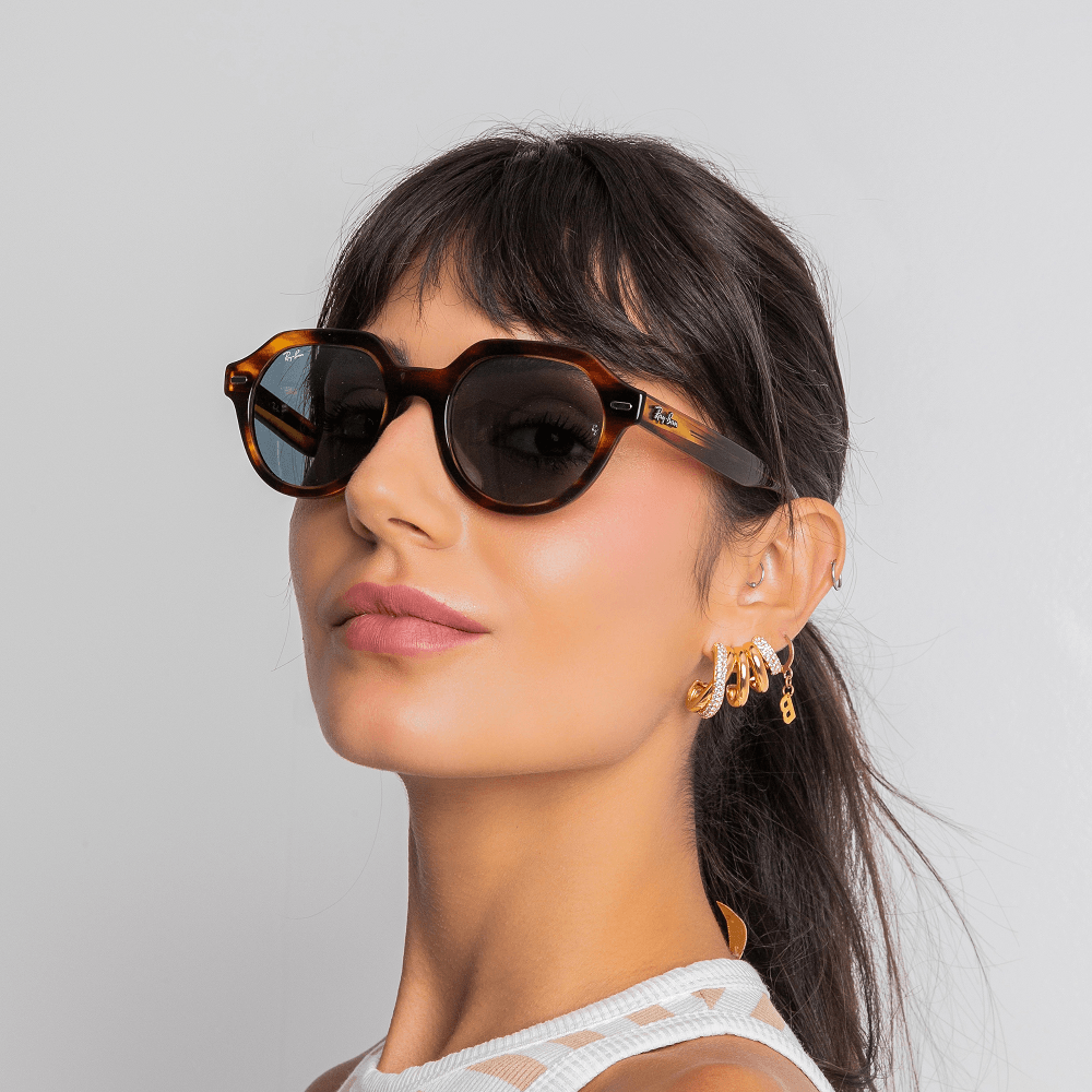 ÓCULOS DE SOL RAY-BAN GINA 4399 954/62 Marrom 2