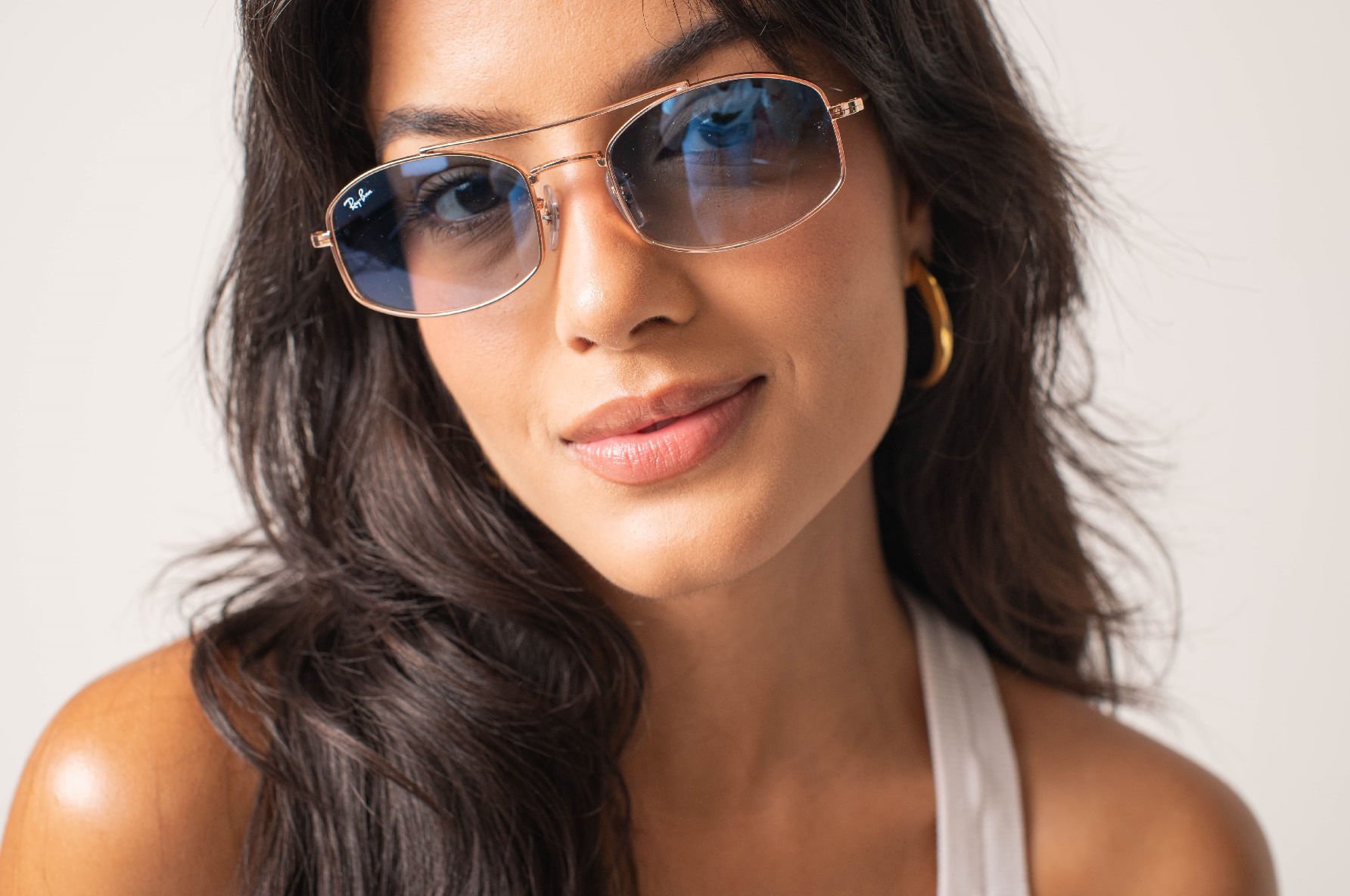 ÓCULOS DE SOL RAY-BAN 3719 92623F Dourado 2
