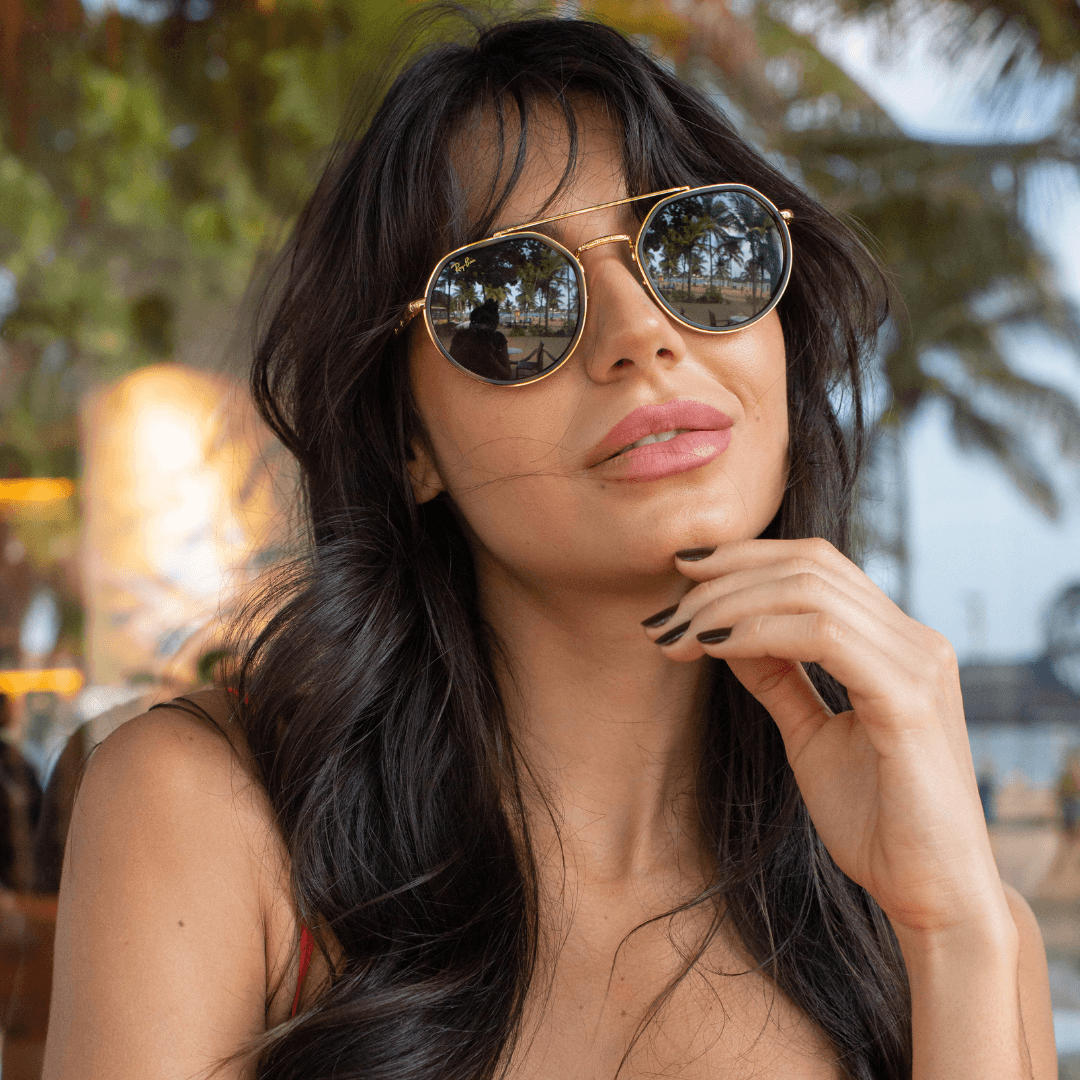 ÓCULOS DE SOL RAYBAN 3765 919631 Dourado 2