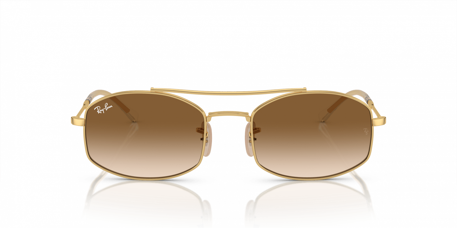 ÓCULOS DE SOL RAYBAN 3719 001/51 Dourado 3