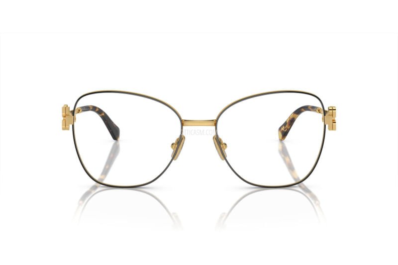 ÓCULOS DE GRAU MIU MIU 50XV KUI1O1 Dourado 2