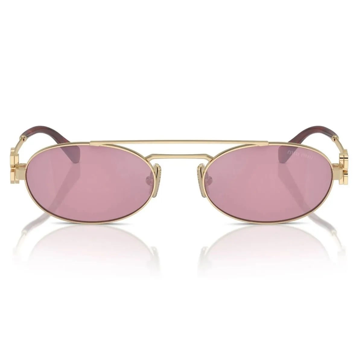 ÓCULOS DE SOL MIU MIU 54ZS ZVN50D Dourado 2