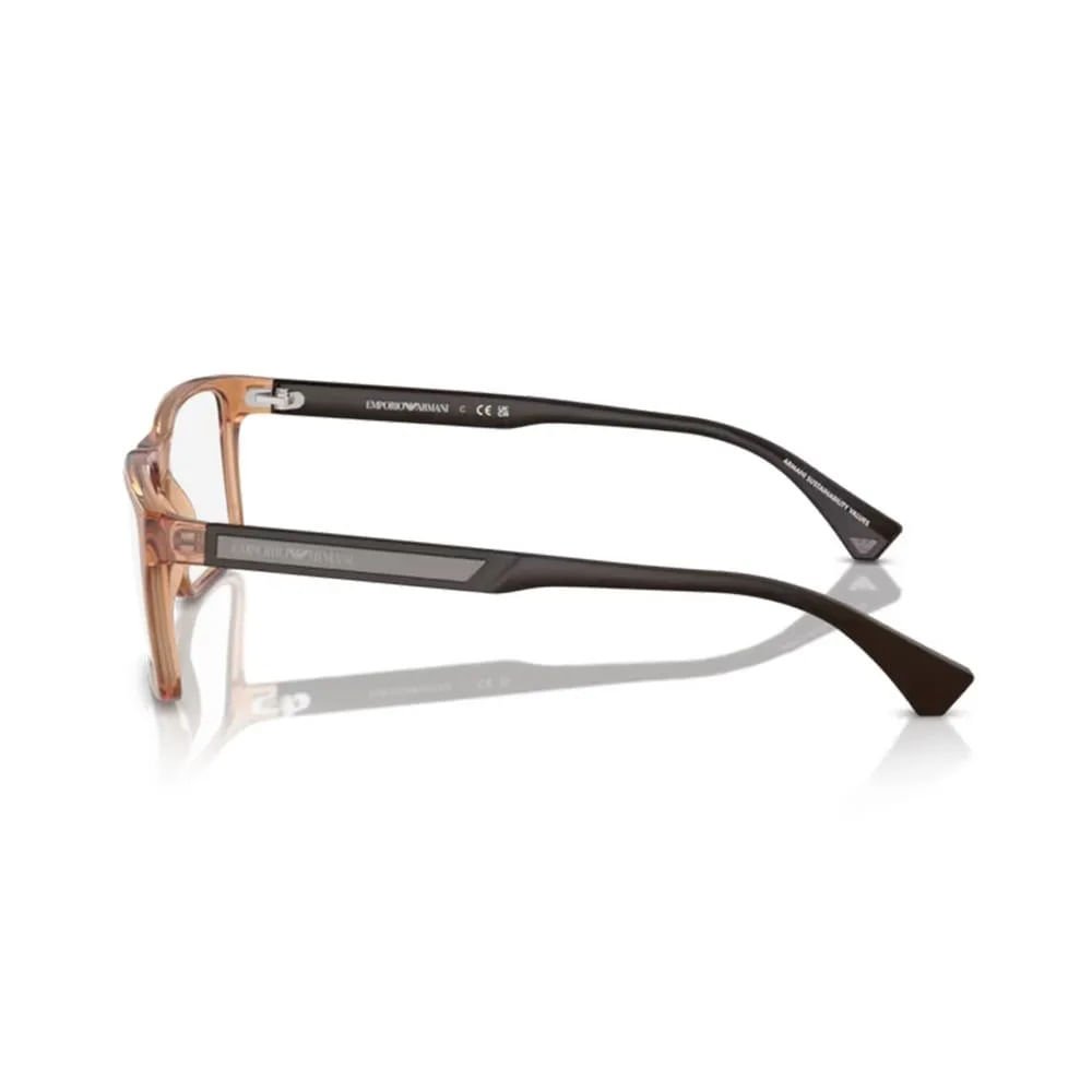 ÓCULOS DE GRAU EMPORIO ARMANI 3038 5044 Marrom 2