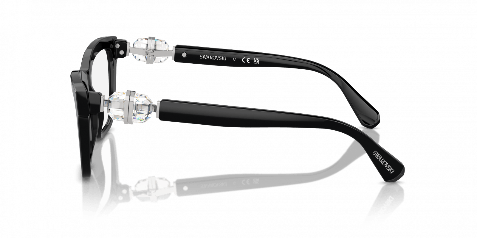 Óculos de Grau Swarovski 2021 1001 Preto 3