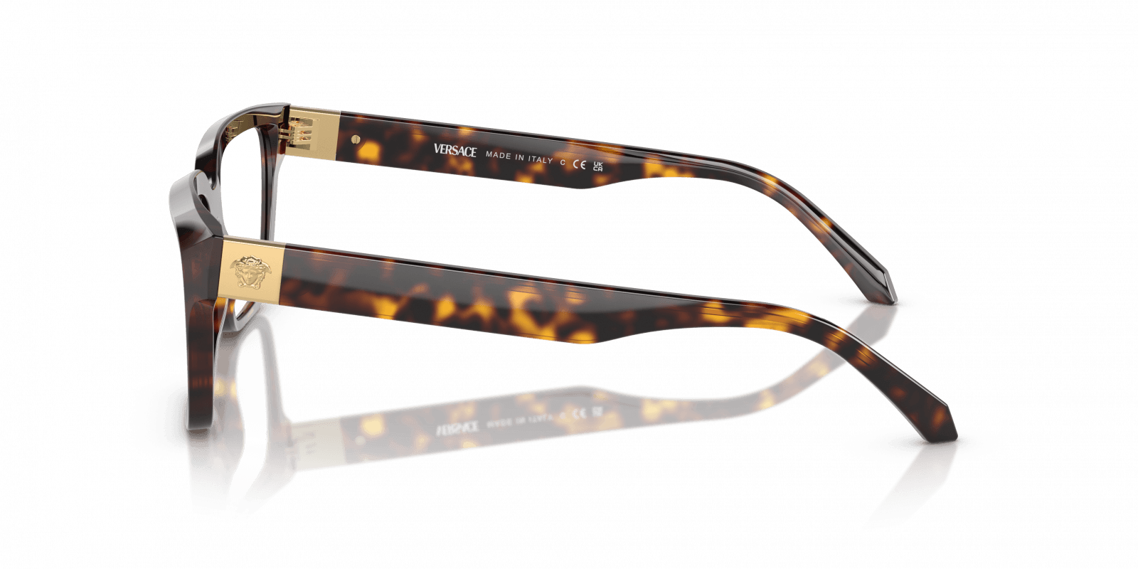 Óculos de Grau Versace 3357 108 Marrom 3