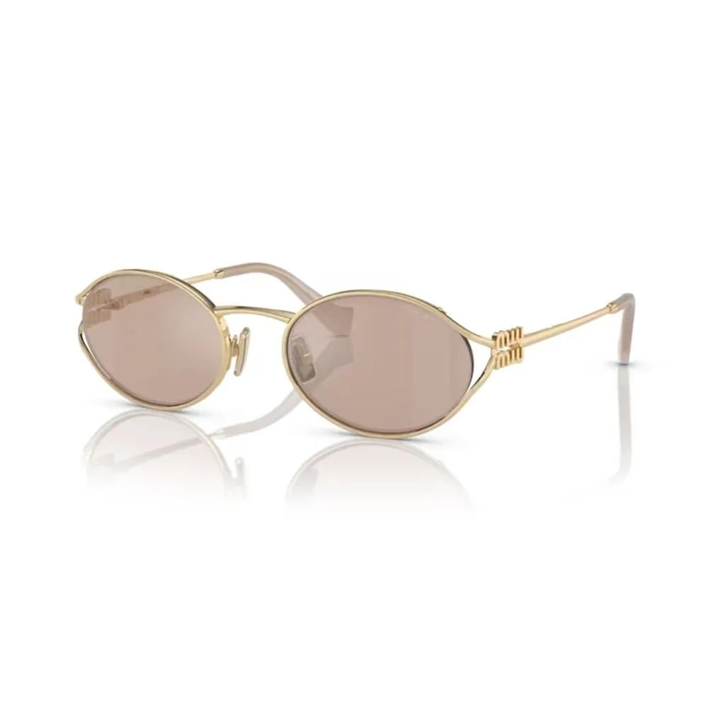 ÓCULOS DE SOL MIU MIU 52YS ZVN20F Dourado 1