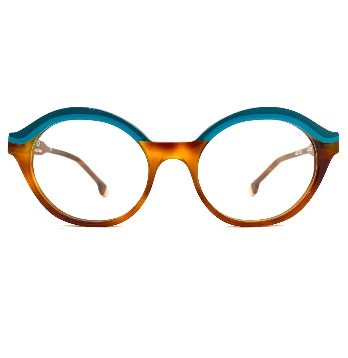 ÓCULOS DE GRAU DINDI 4001 321 Marrom/Verde 2