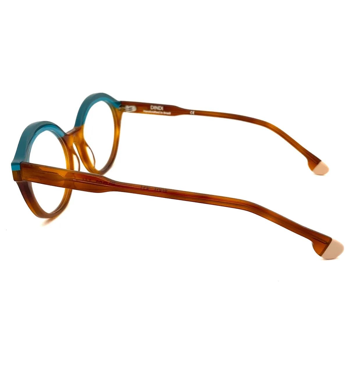 ÓCULOS DE GRAU DINDI 4001 321 Marrom/Verde 3