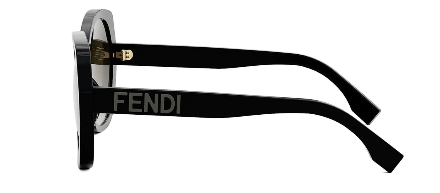 ÓCULOS DE SOL FENDI 40112I 01F Preto 4