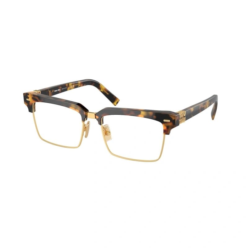 ÓCULOS DE GRAU MIU MIU 11XV VAU1O1 Marrom/Dourado 1