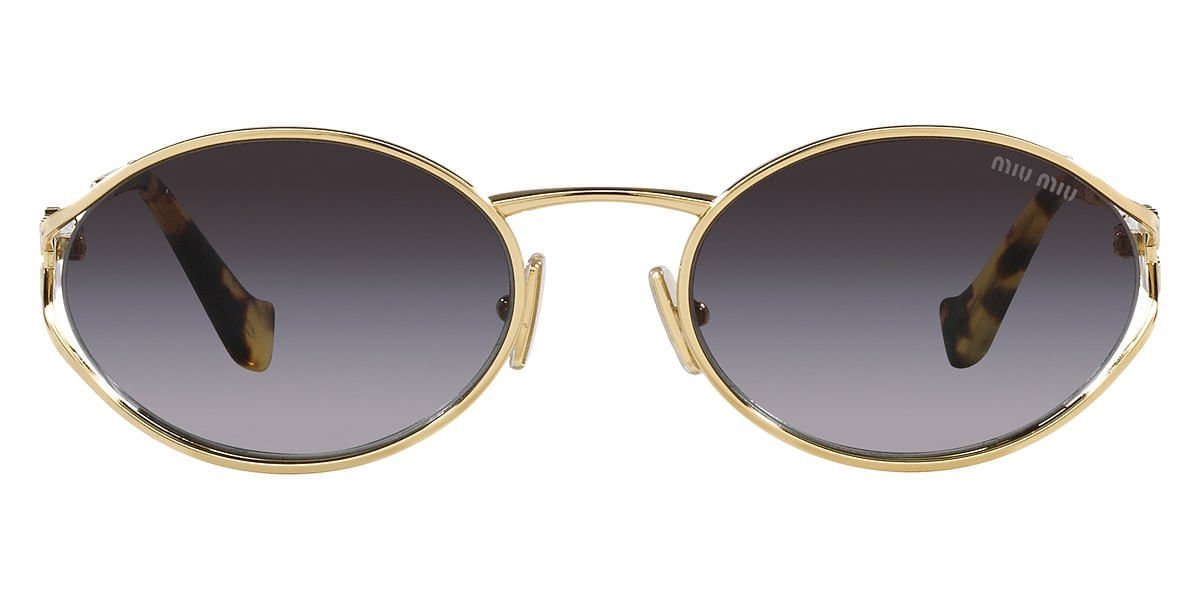 ÓCULOS DE SOL MIU MIU 52YS ZVN5D1 Dourado 3