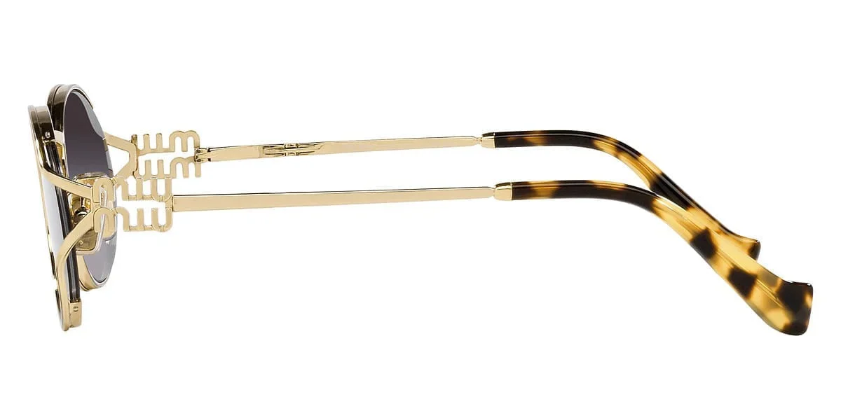 ÓCULOS DE SOL MIU MIU 52YS ZVN5D1 Dourado 4