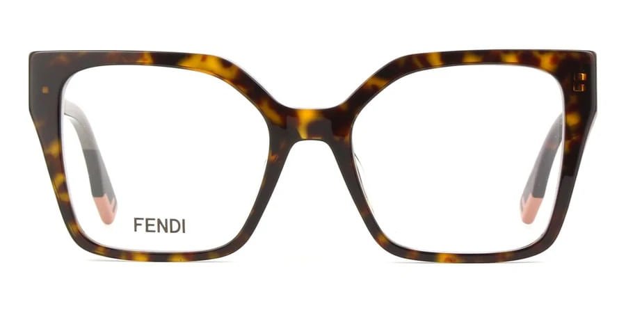 ÓCULOS DE GRAU FENDI 50002I 052 Marrom 2