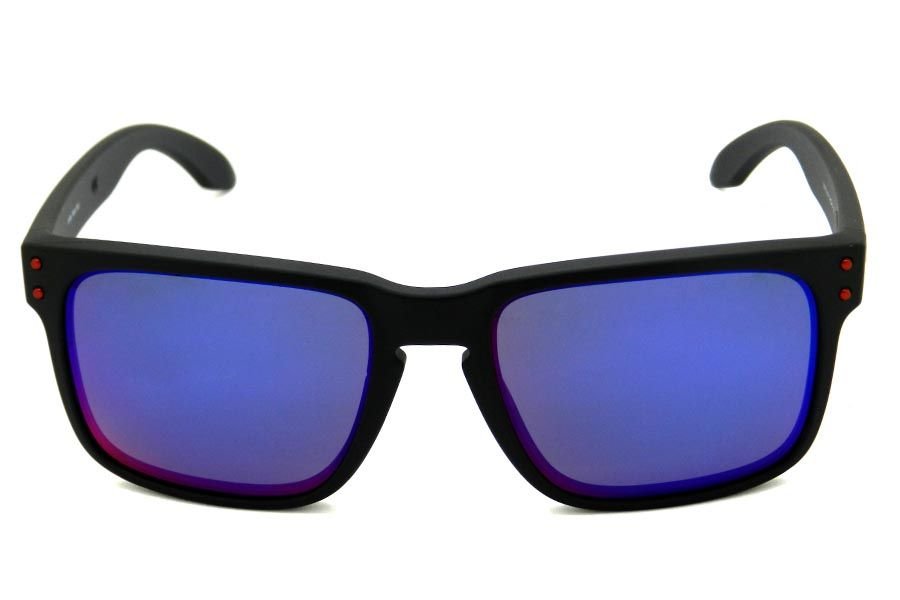 ÓCULOS DE SOL OAKLEY HOLBROOK/L 9102-36 Preto/Vermelho 2