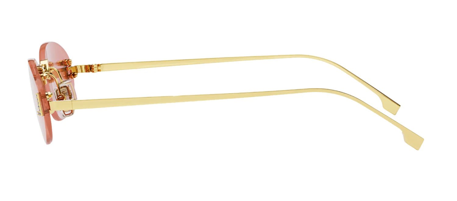 ÓCULOS DE SOL FENDI 4075US 30S Dourado/Rosa 4