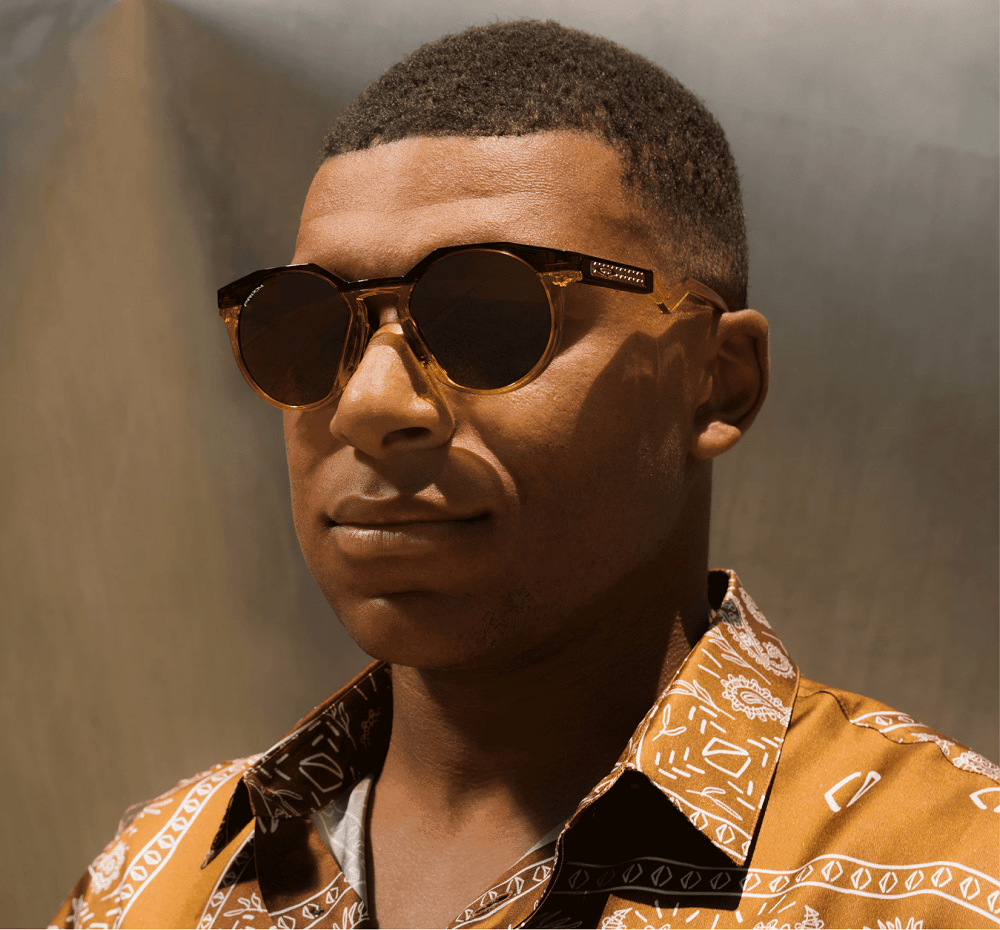 ÓCULOS DE SOL OAKLEY KYLIAN MBAPPE HSTN 9242-07 Marrom/Dourado 4