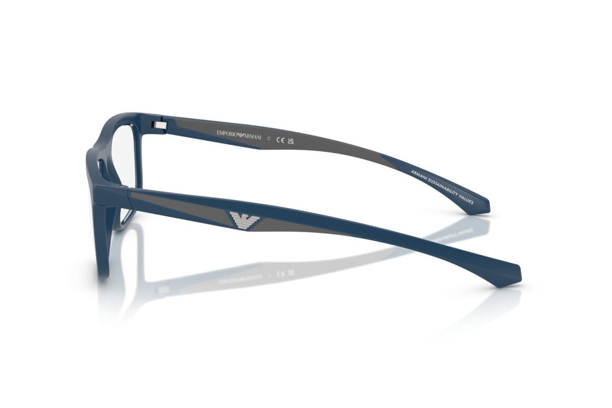 Óculos de Grau Emporio Armani 3246 6185 Azul 3