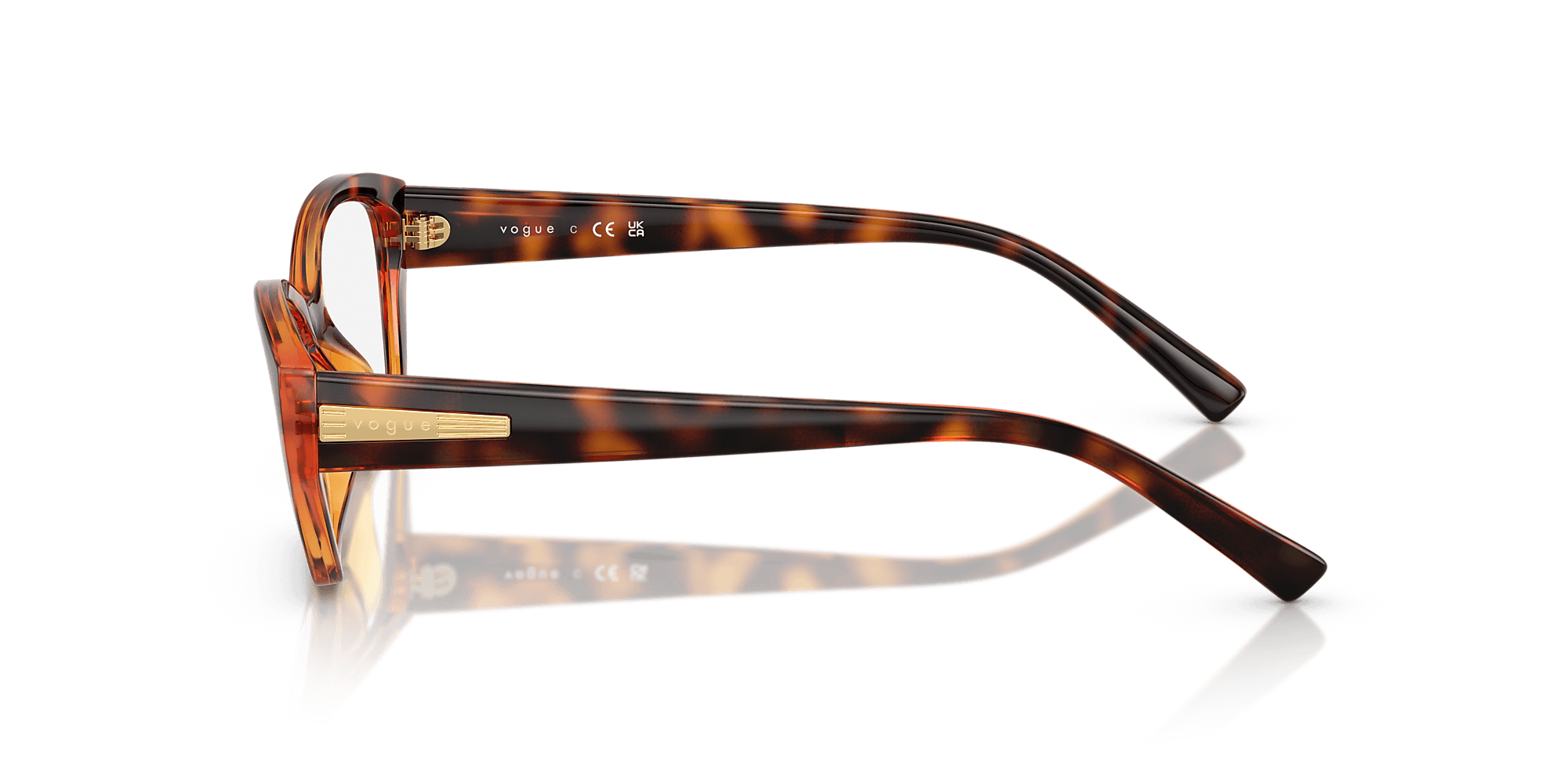 Óculos de Grau Vogue 5608 W656 Marrom 3