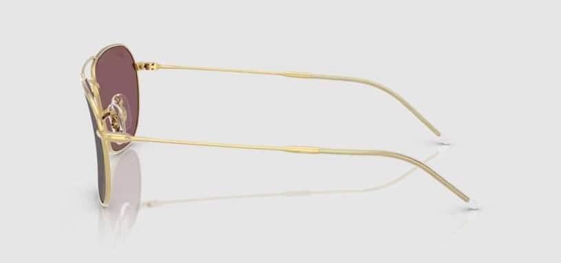 ÓCULOS DE SOL RAY-BAN CARAVAN REVERSE 0102S/POLAR 001/LB Dourado 3