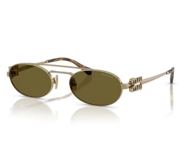 ÓCULOS DE SOL MIU MIU 54ZS 7OE09Z Dourado 1