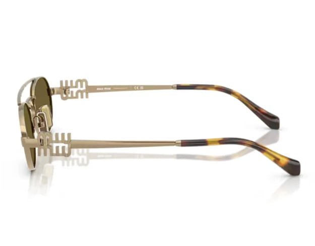 ÓCULOS DE SOL MIU MIU 54ZS 7OE09Z Dourado 2