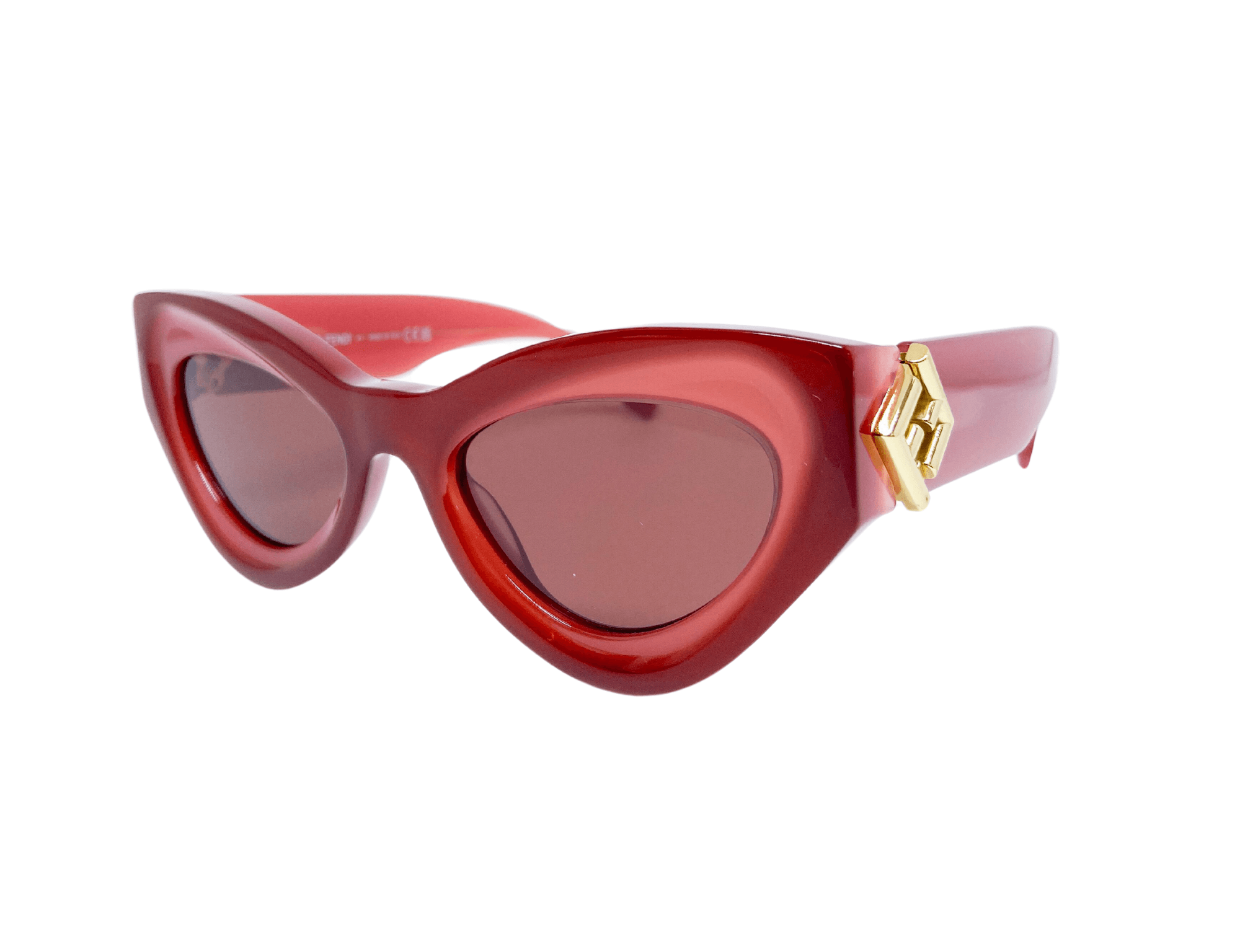 ÓCULOS DE SOL FENDI 40146I 66Y Vermelho/Dourado 1