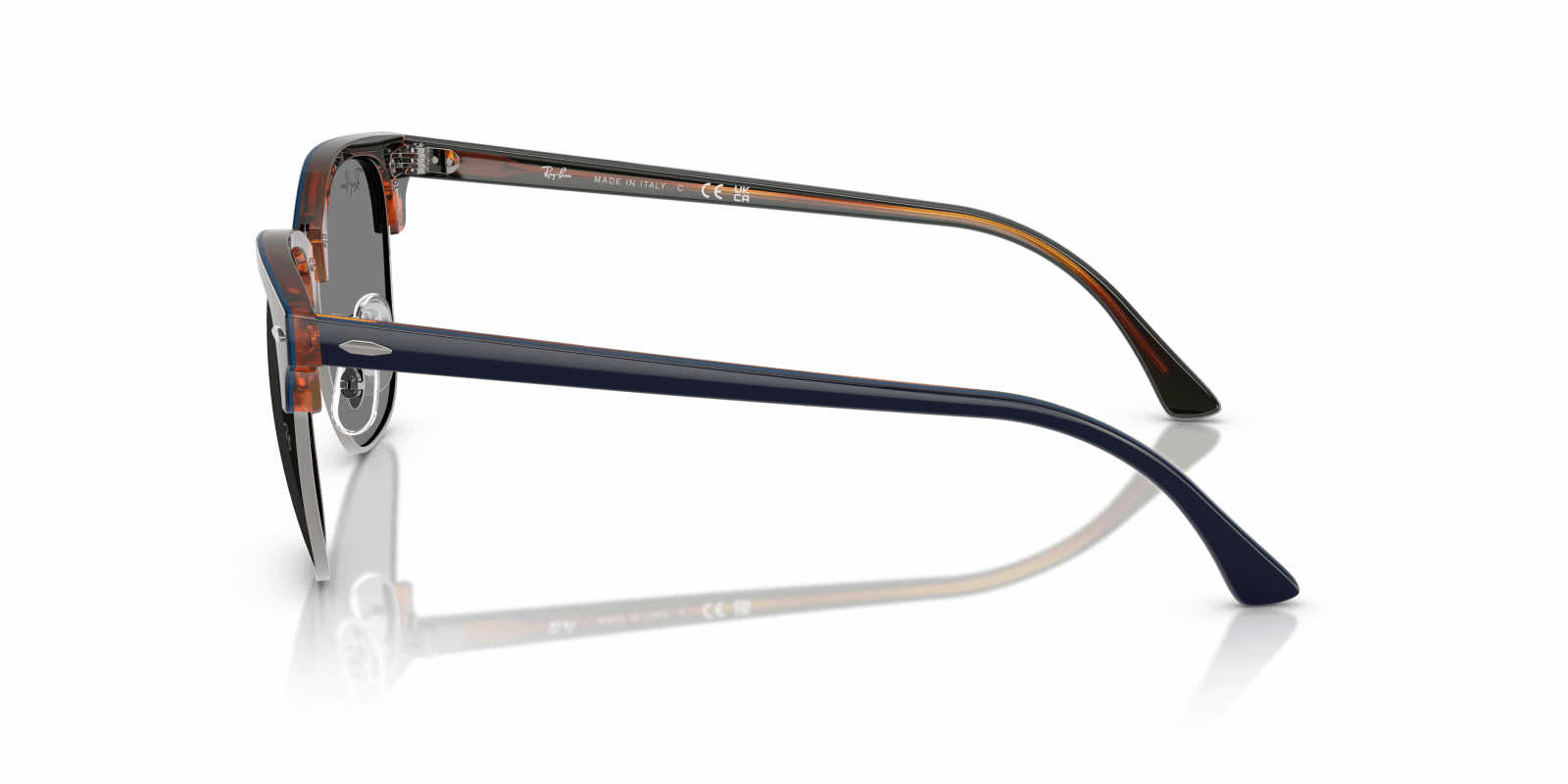 Óculos de Sol Ray-Ban Clubmaster 3016 1278B1 Preto 3