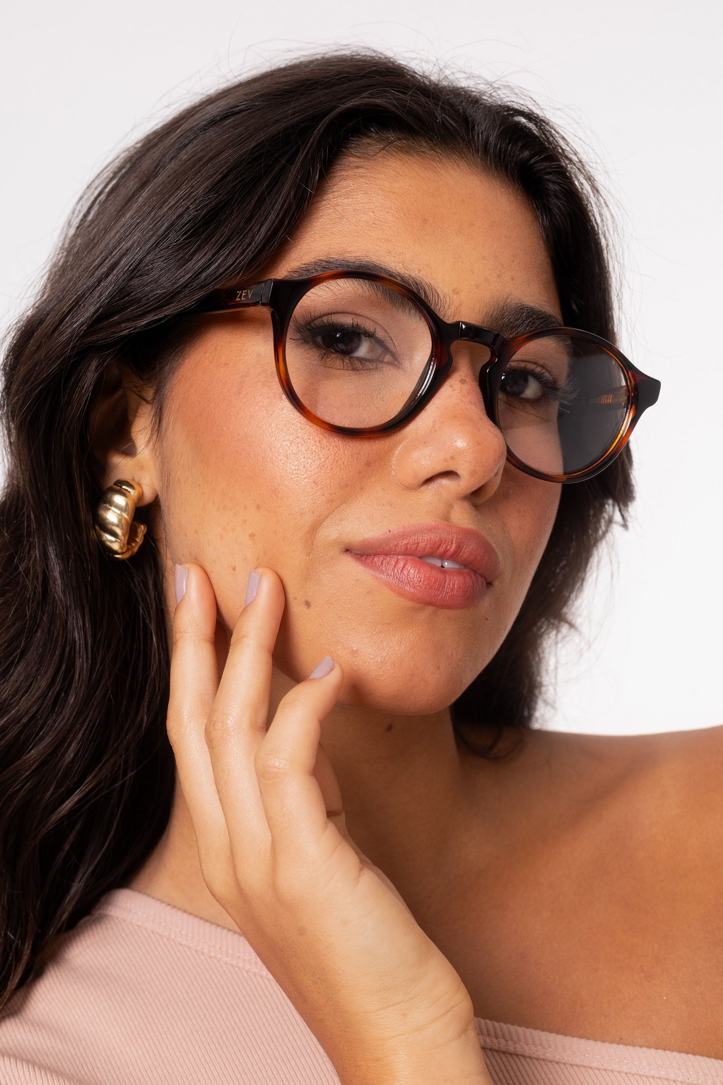 ÓCULOS DE GRAU ZEV AMALFI DEMI Marrom 2