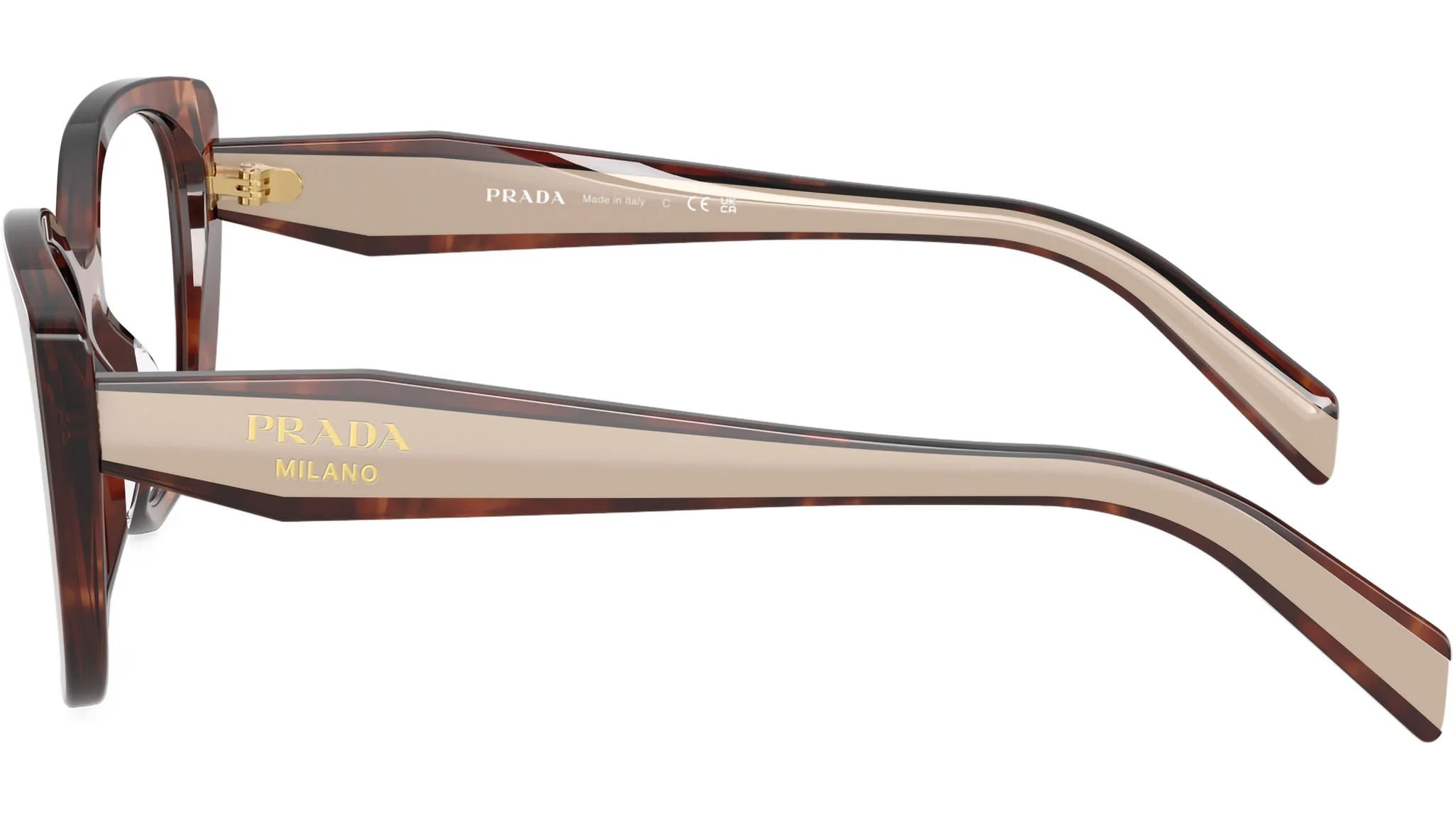 ÓCULOS DE GRAU PRADA B04V 07R1O1 Marrom 3