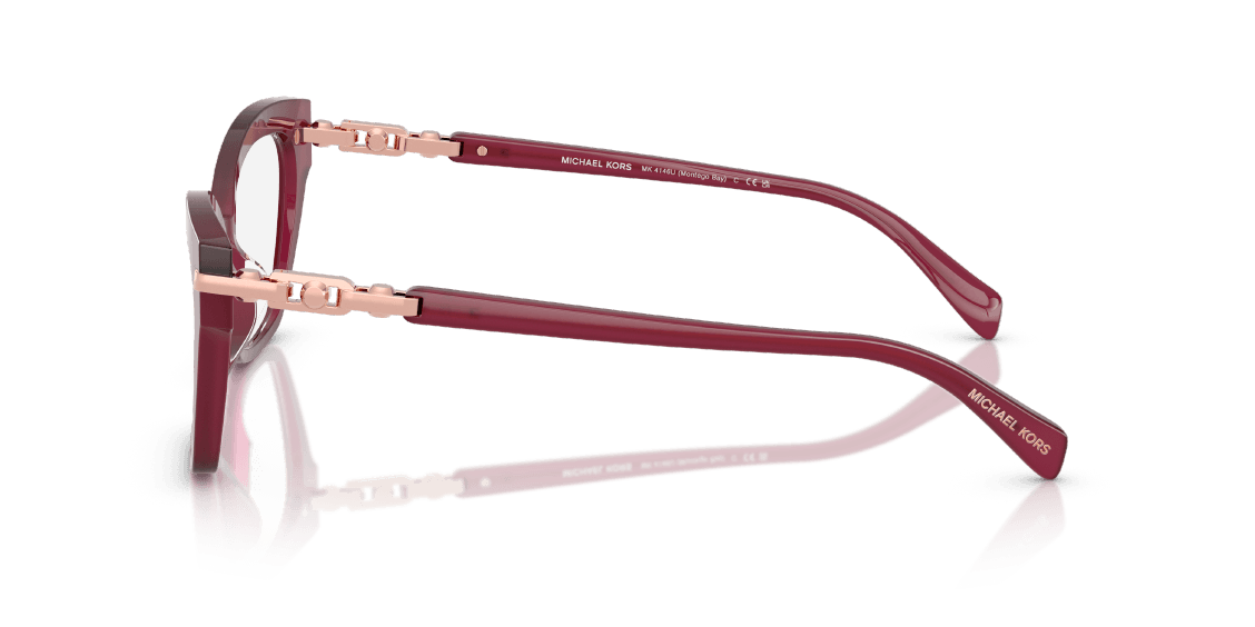 Óculos de Grau Michael Kors 4146U 4018 Vinho 3