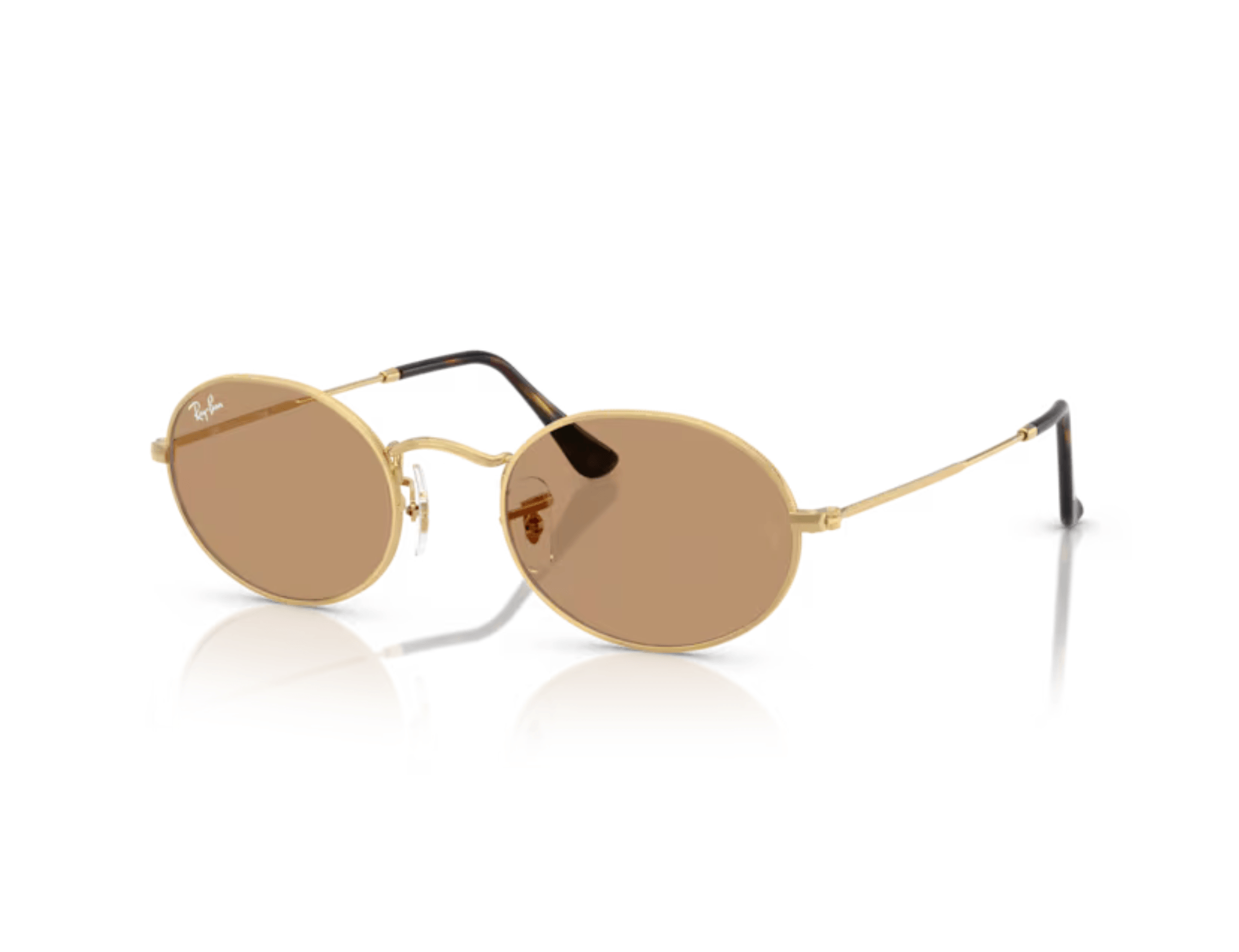 ÓCULOS DE SOL RAY-BAN OVAL 3547 001/53 Dourado 1
