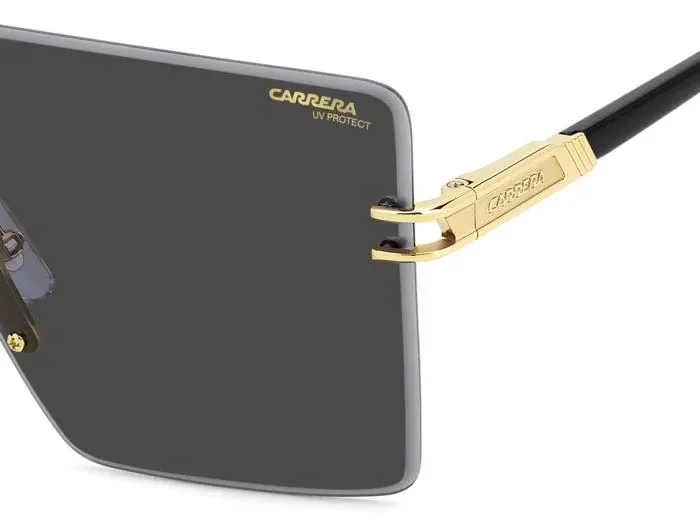 ÓCULOS DE SOL CARRERA 1075/S RHL 2K Preto/Dourado 3