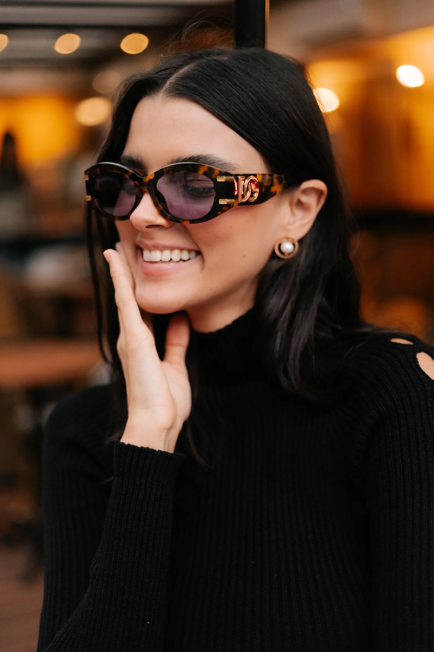ÓCULOS DE SOL DOLCE & GABBANA 4502 33301A Marrom