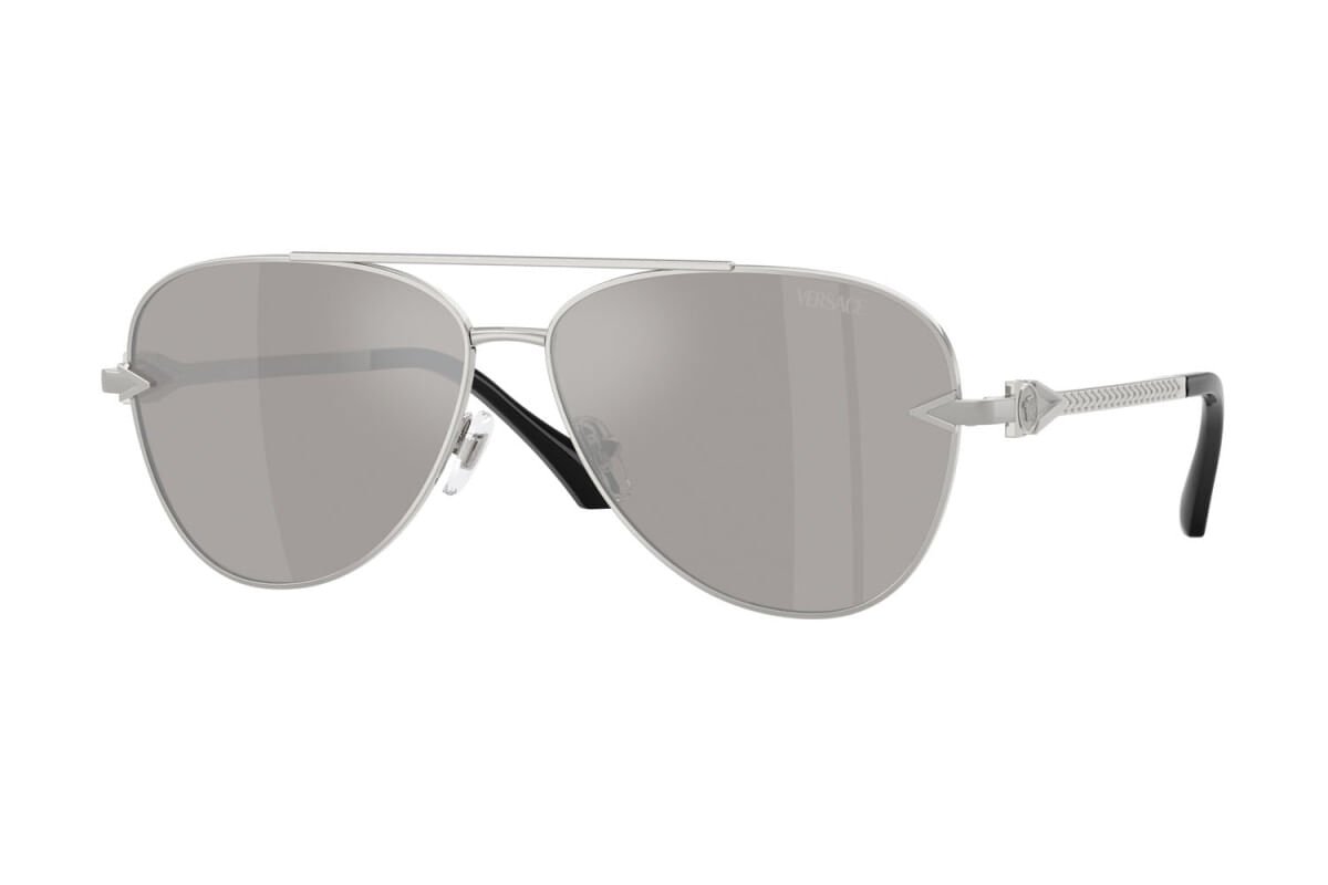 ÓCULOS DE SOL VERSACE 2283 10006G Prata/Preto 1