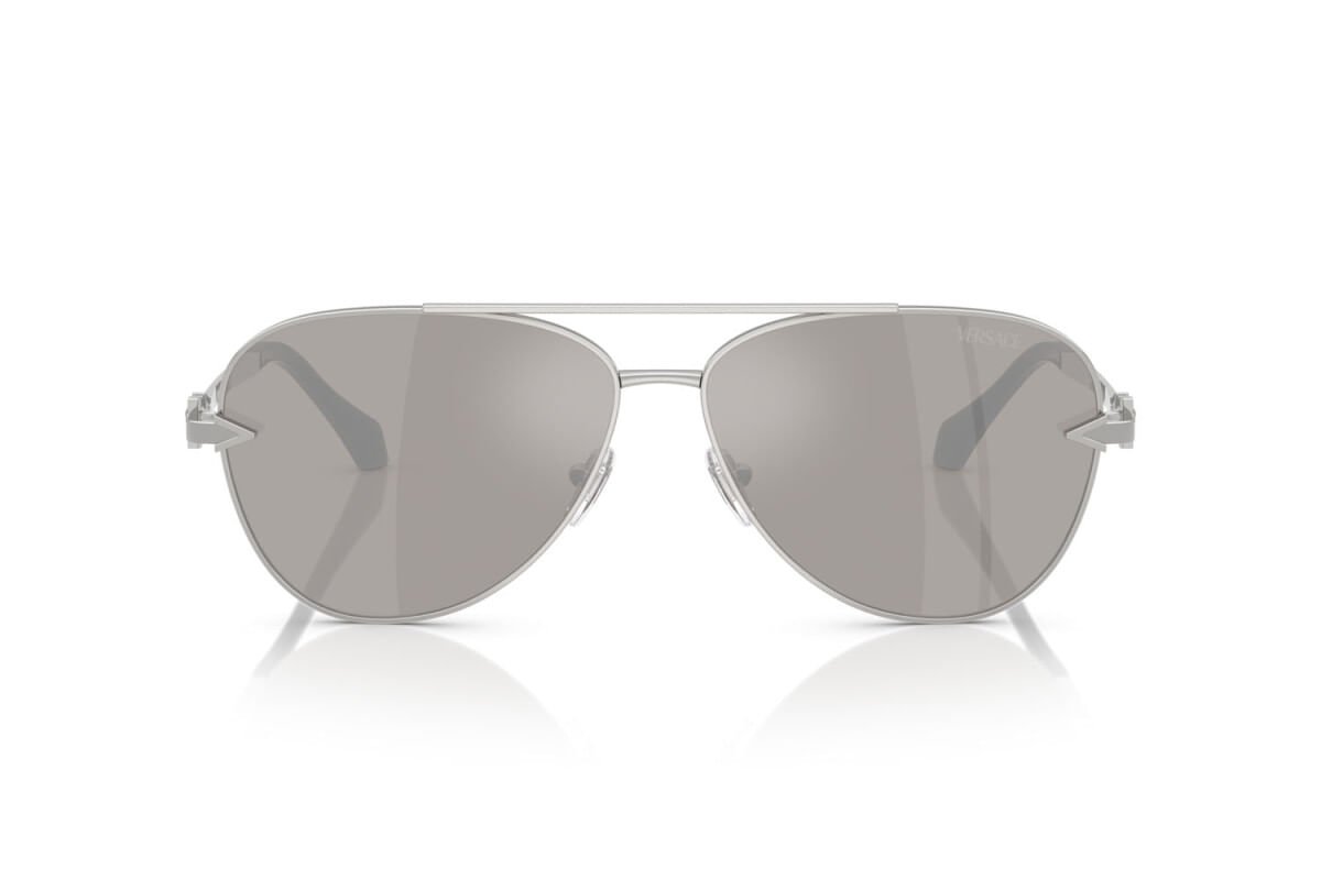 ÓCULOS DE SOL VERSACE 2283 10006G Prata/Preto 2