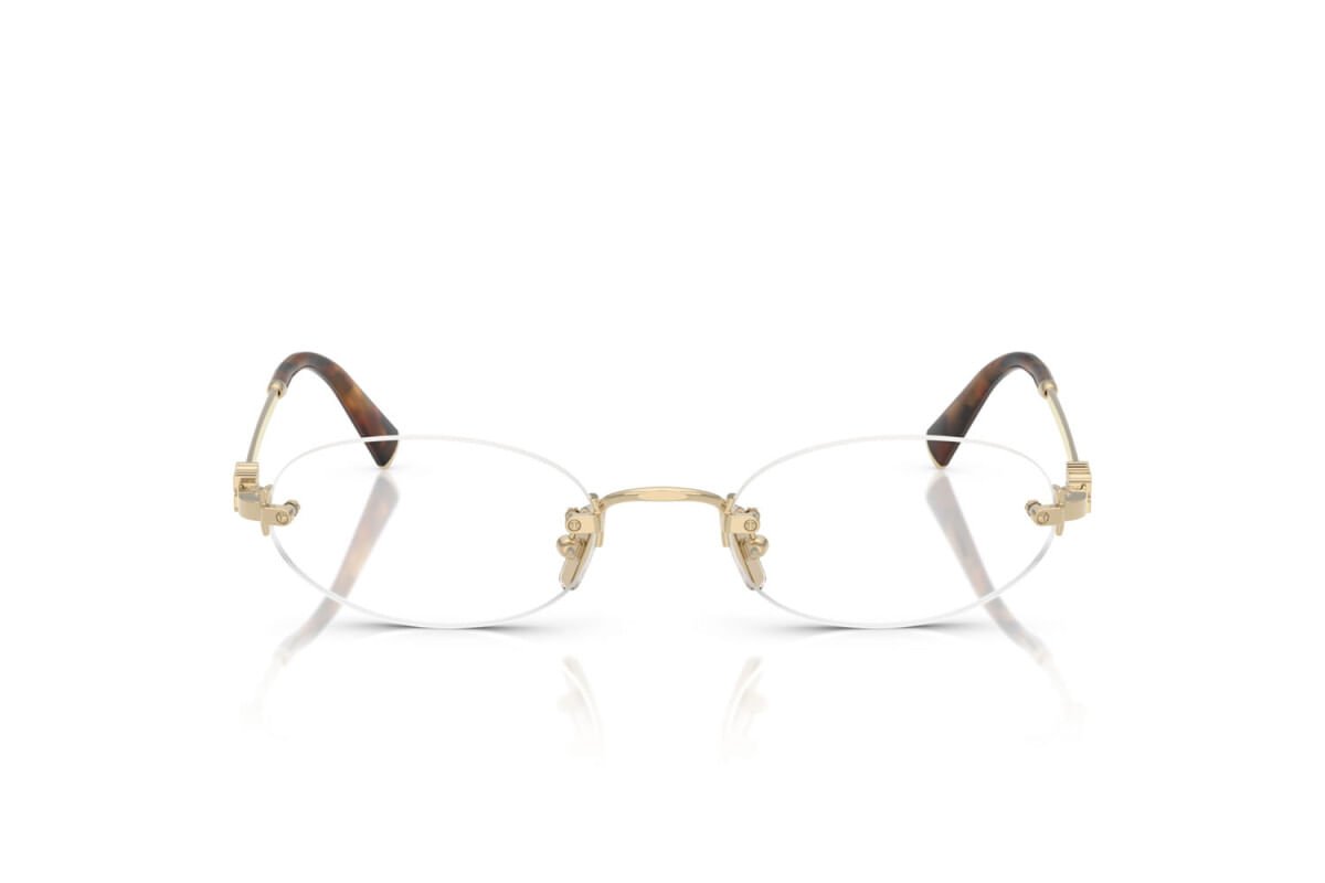 ÓCULOS DE GRAU MIU MIU 53WV ZVN1O1 Dourado/Marrom 2