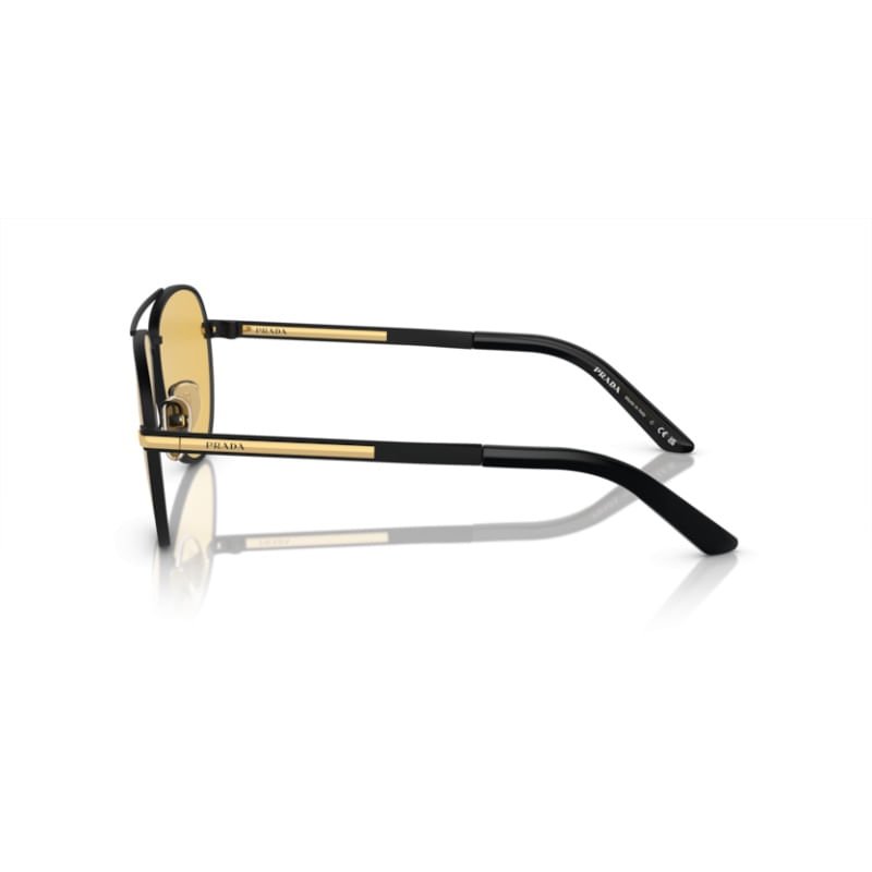 ÓCULOS DE SOL PRADA A54S 1B090C Preto/Dourado