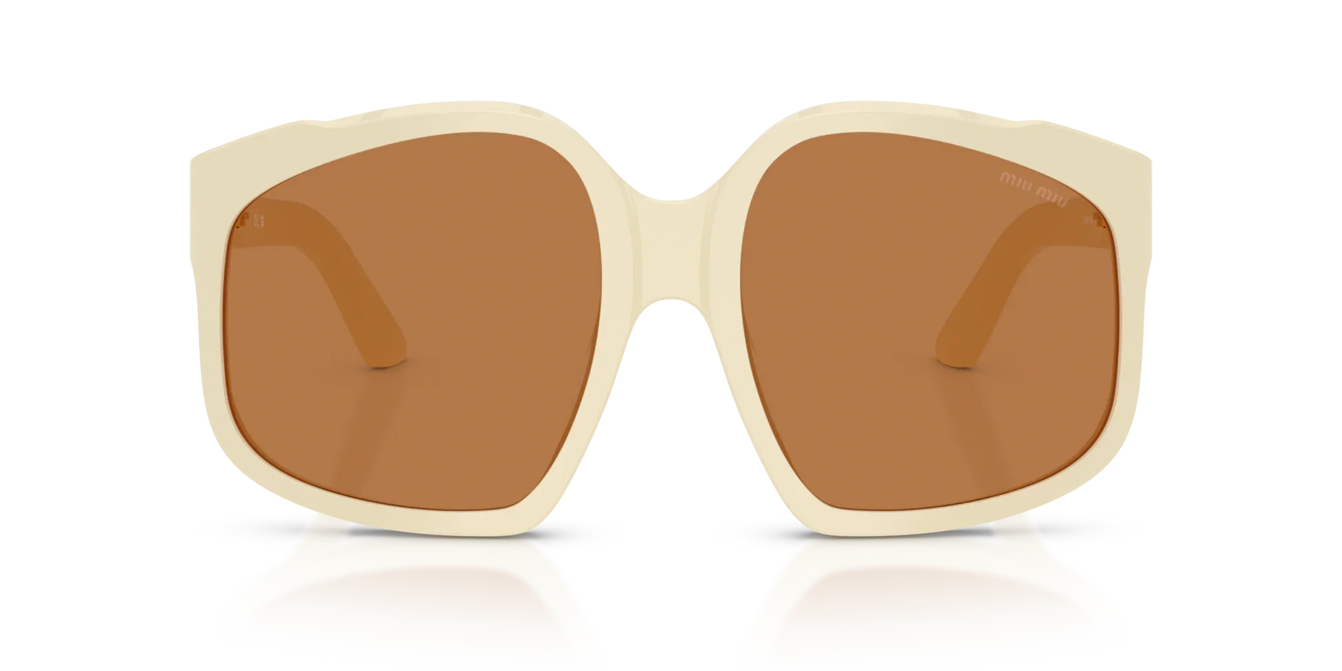 ÓCULOS DE SOL MIU MIU A07S 21D90Q Off White/Dourado 2