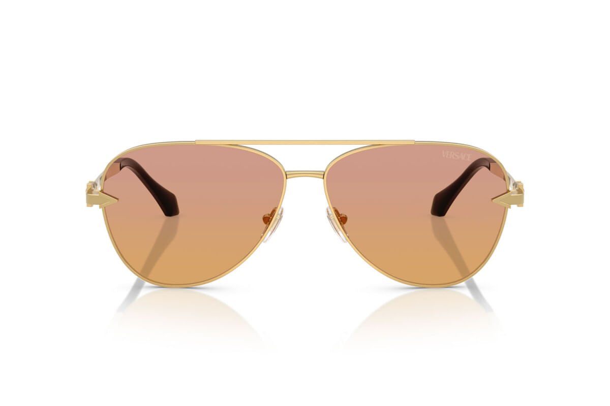 ÓCULOS DE SOL VERSACE 2283 1002EL Dourado/Preto 2