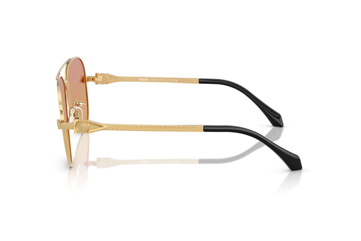 ÓCULOS DE SOL VERSACE 2283 1002EL Dourado/Preto 3