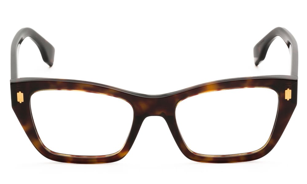 Óculos de Grau Fendi 50118I 052 Marrom 2