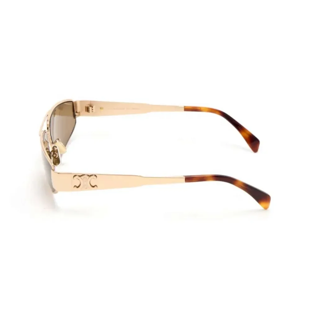 ÓCULOS DE SOL CELINE 40318U 28E Dourado 3