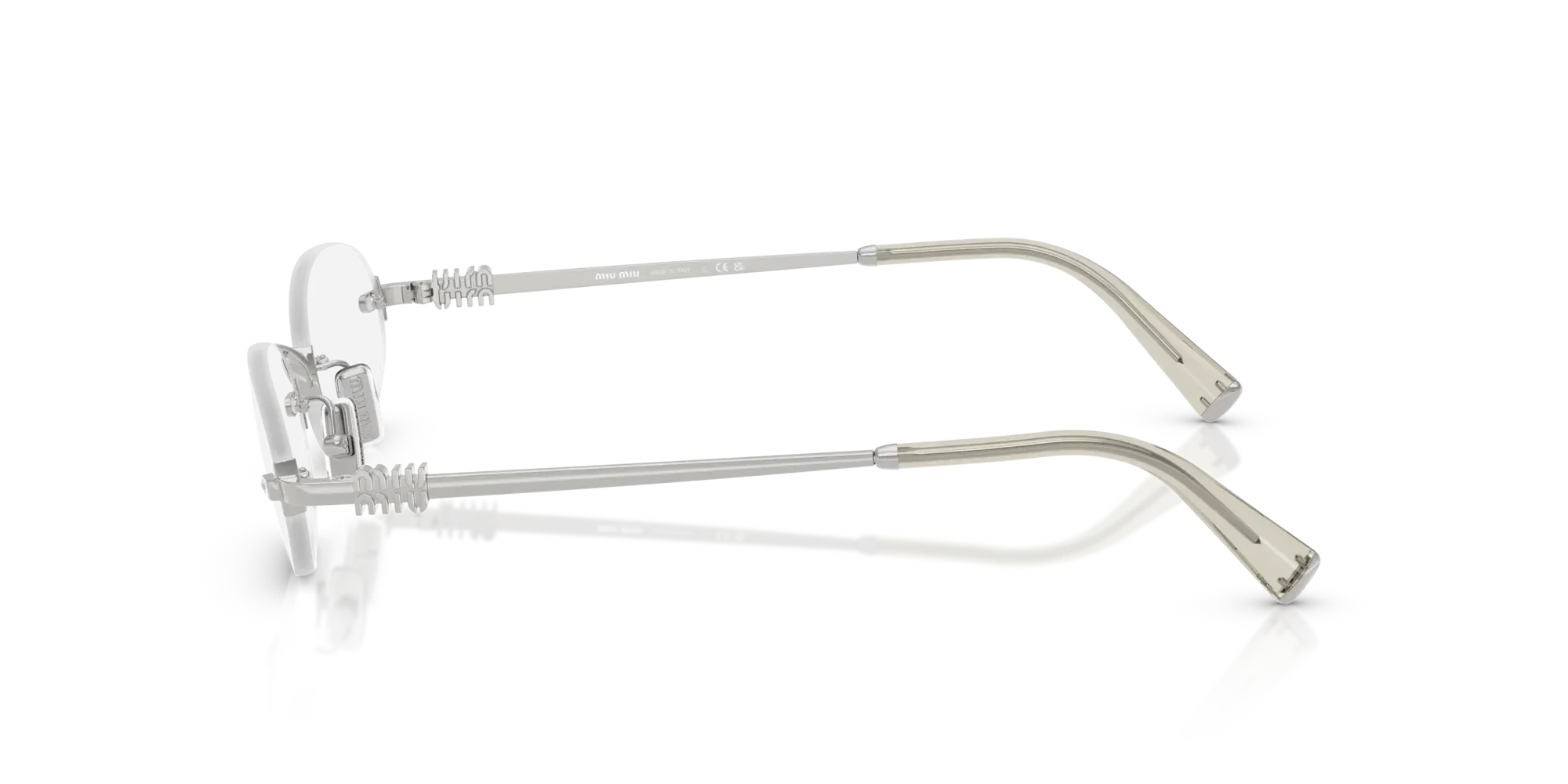 ÓCULOS DE GRAU MIU MIU 53WV 1BC1O1 Prata 3