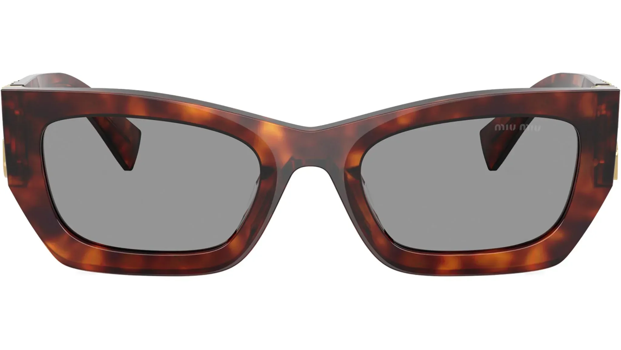 Óculos de Sol Miu Miu 09WS 21C40O Marrom/Preto 2