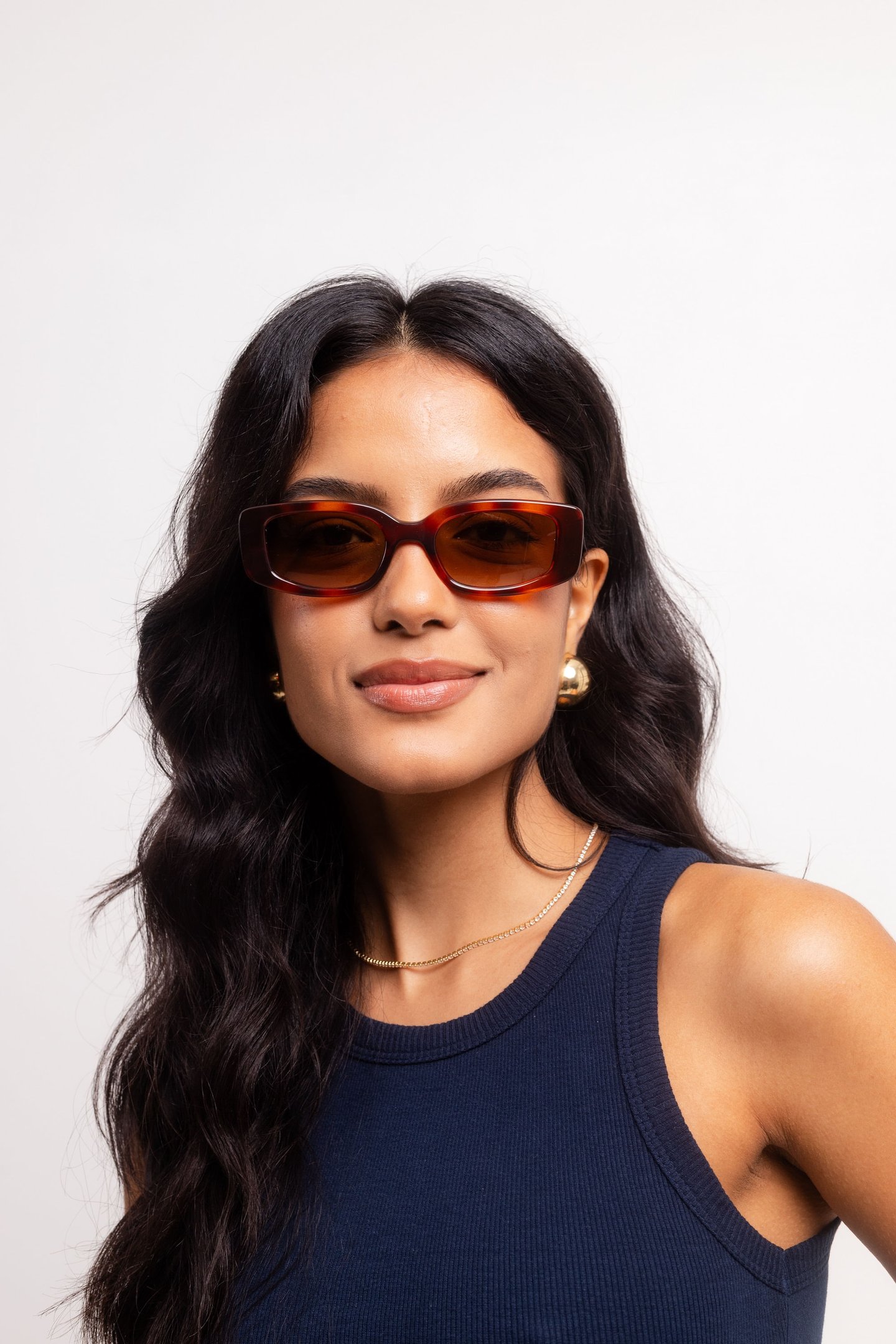 Óculos de Sol Zev Anna Demi Lvm Marrom/Preto 2