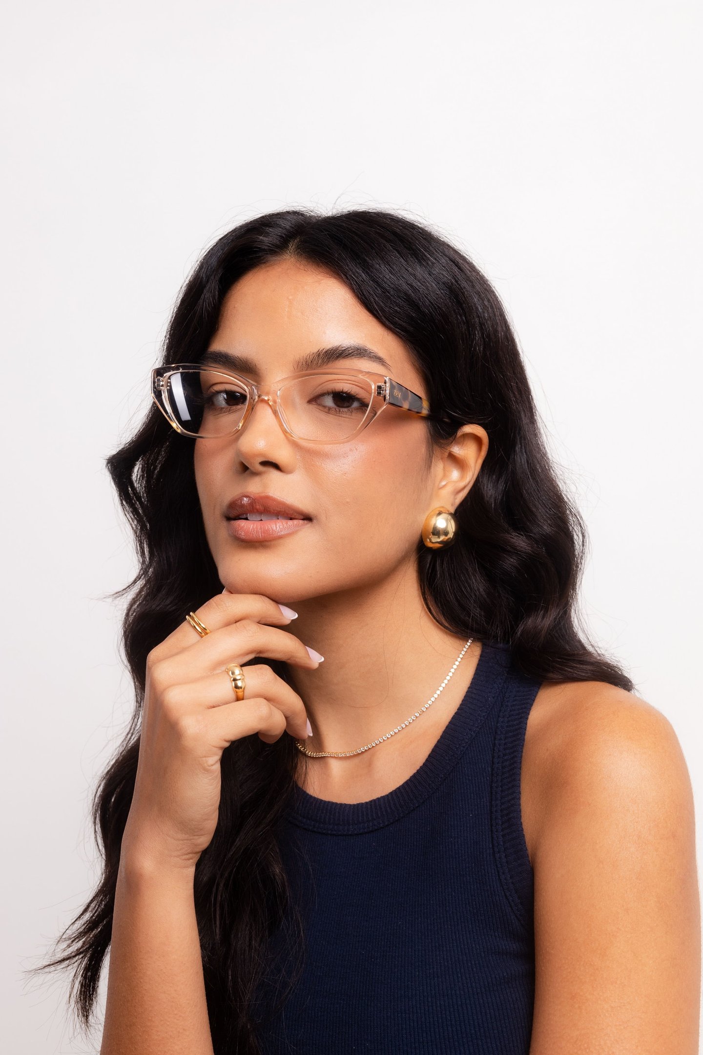 Óculos de Grau Zev Camila Ct QD2018 Ch/dm Bege 2