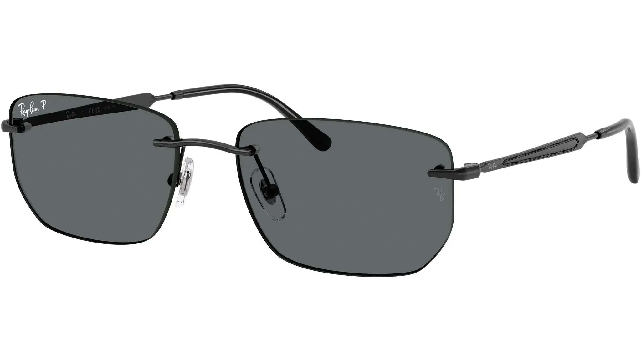ÓCULOS DE SOL RAY-BAN 3768/POLAR 002/81 Preto 1